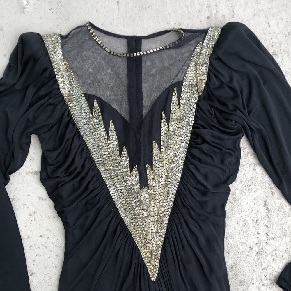 Vintage beaded gown   - Picture 2 of 5